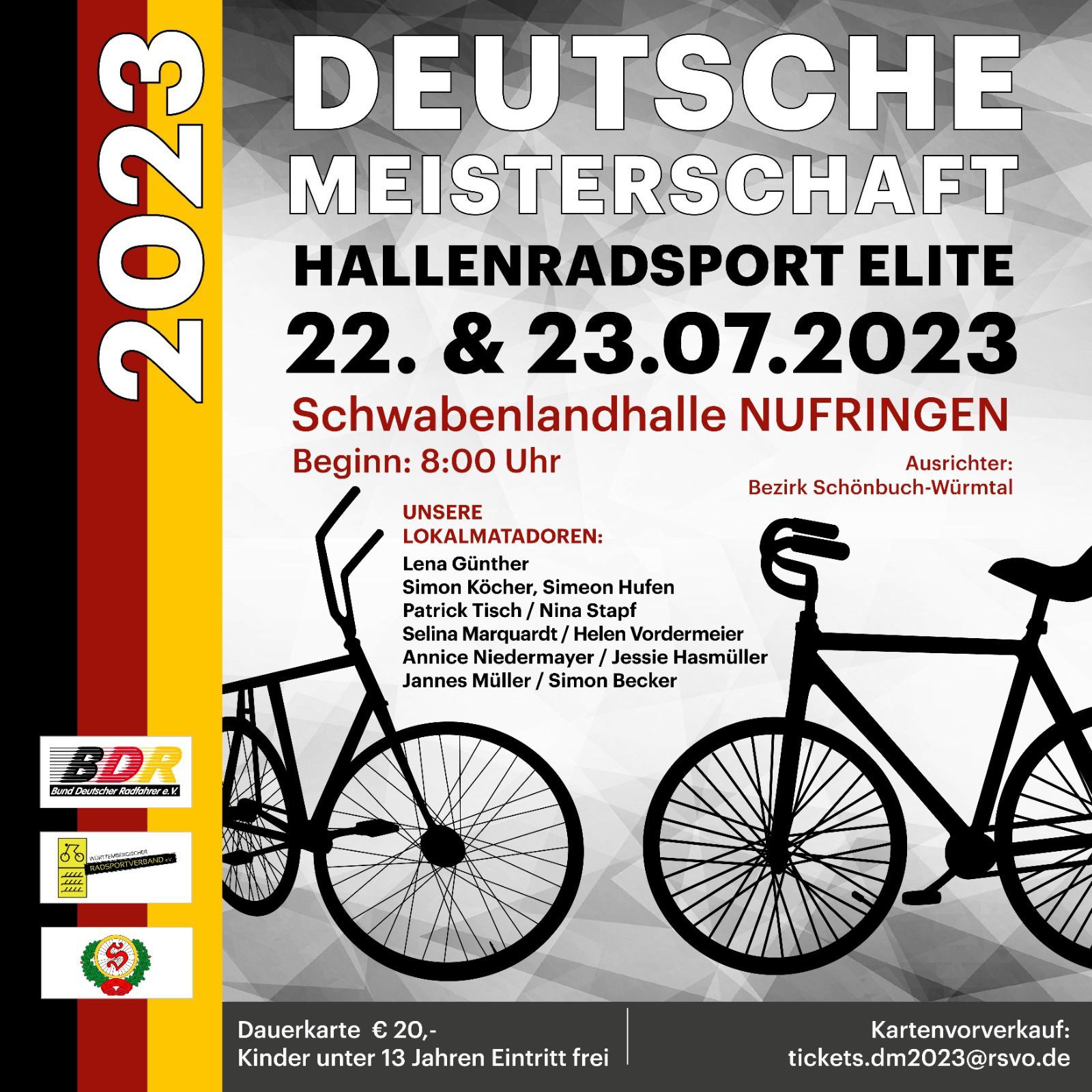 Deutsche Meisterschaften Hallenradsport Elite 2023